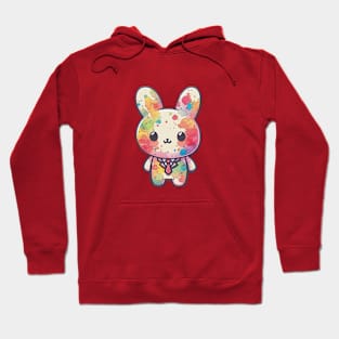 Colorful bunny Hoodie